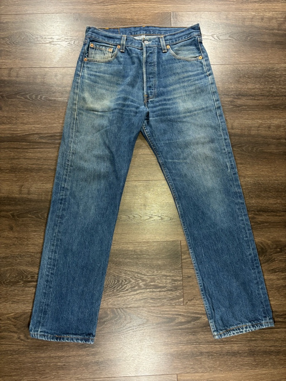 Vintage Men's Classic Levi’s 501 Straight-Leg Jeans